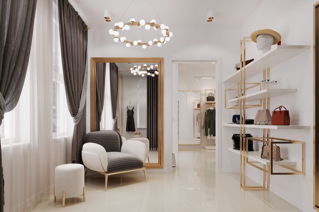 Clothing showroom