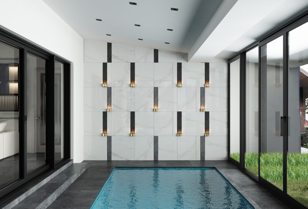 House with a pool
