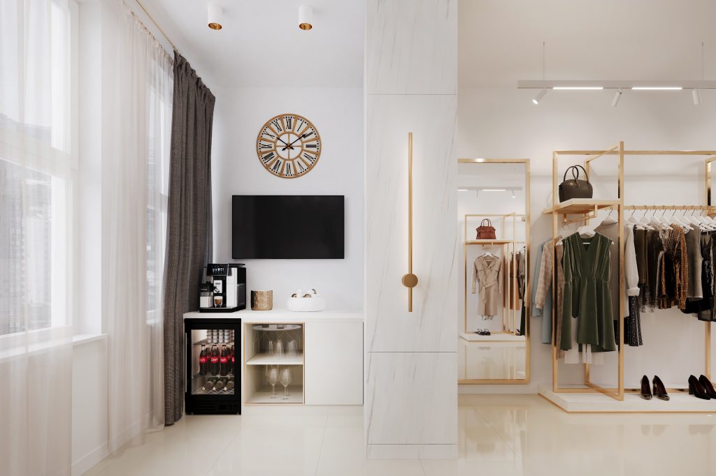 Clothing showroom